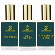 Signature Series Collection Fragrance Oils The Rouge + All Sport + Pineapple King 15ml/0.51 Fl Oz x 3pcs