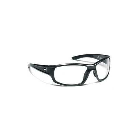 Signature Series Rake Sunglasses,SharpView Polarized Gray Lens,Glossy Blac