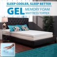 thumbnail image 1 of Signature Sleep 4" RenewFoam Memory Foam Mattress Topper, 1 of 6