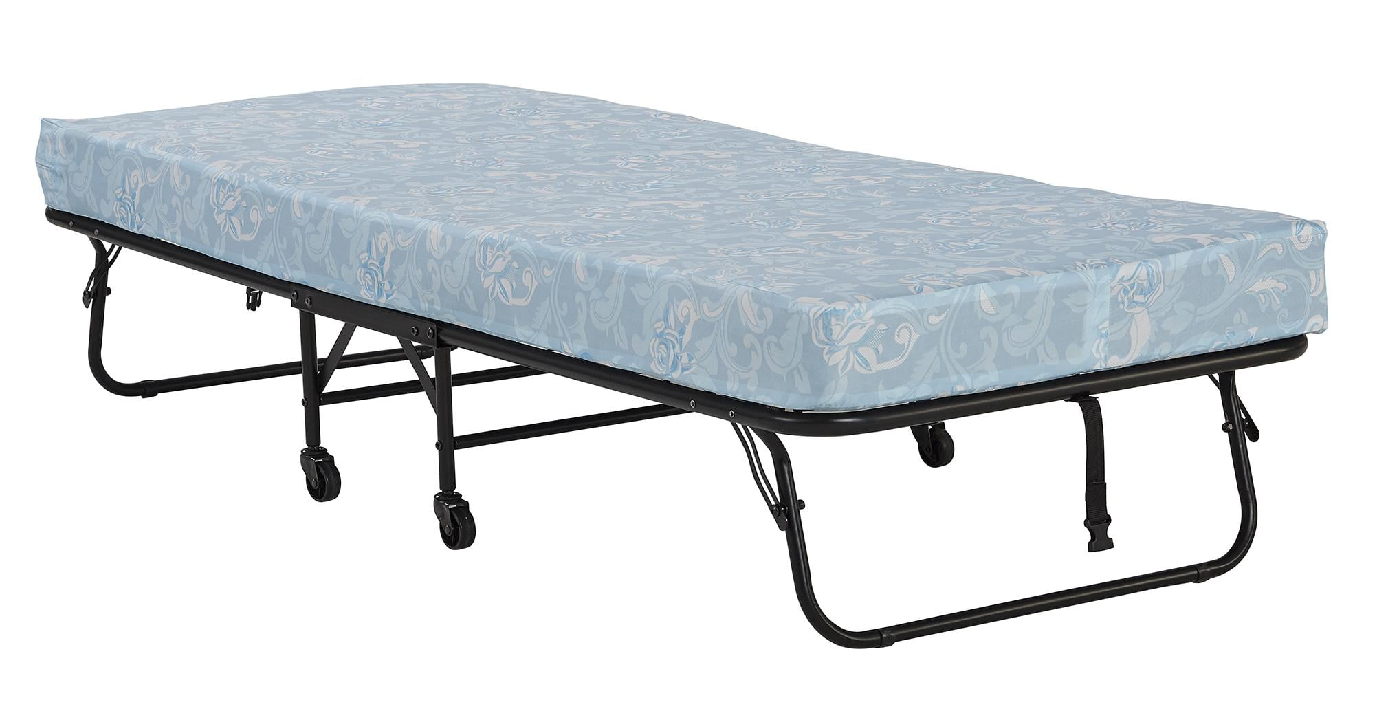 Signature Sleep Barry Folding Cot Guest Bed with 4-Inch Mattress