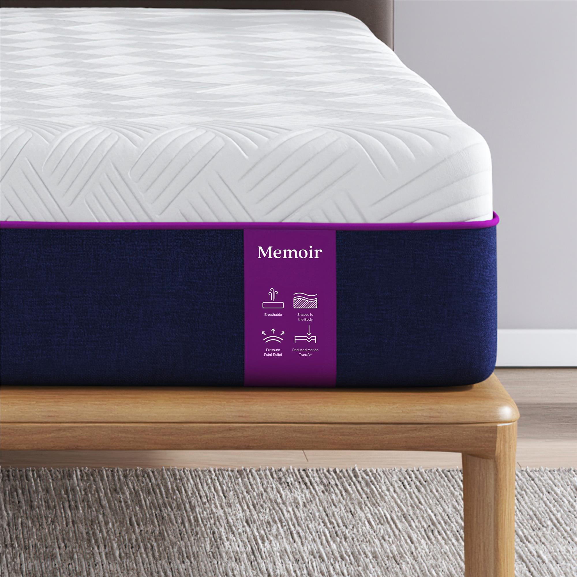 Signature Sleep 12" Full Memory Foam Mattress with Viscose Cover