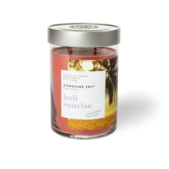 Signature Soy Lidded Bali Sunrise Scented Candle