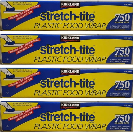 Signature Stretch Tite Plastic Food Wrap 11 7/8 Inch X 750 SQ. FT. Pack 4