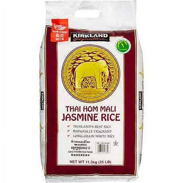 Signature Thai Mali Jasmine Rice, 25 Lbs Long Grain White Rice