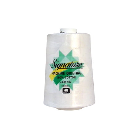 Signature 100%Ctn Quilt Thread 6000yd White