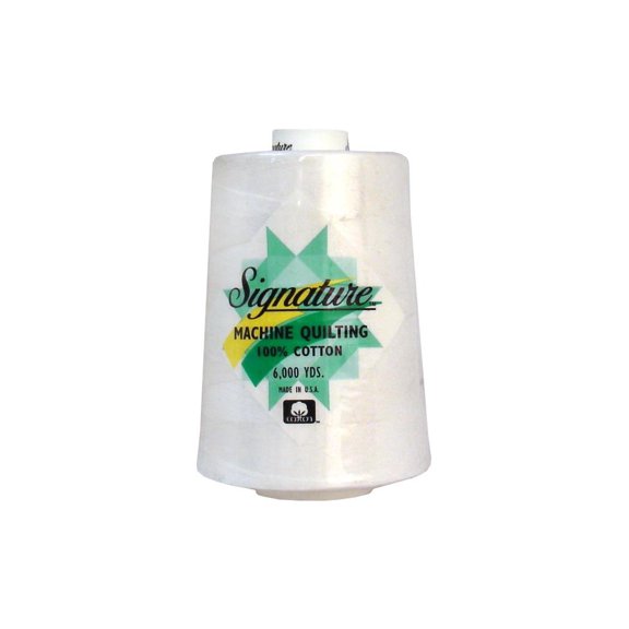 001 White Signature Cotton Thread
