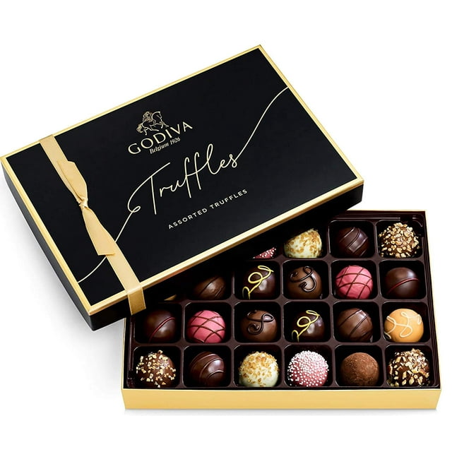 , Signature Truffles Assorted Chocolate Gift Box 24Ct, 1 ounces ...