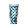 thumbnail image 1 of Signature Tumblers 02-ROA8-R LID Travel Tumbler, Blue Roundabout, Plastic, 16-oz., 1 of 1