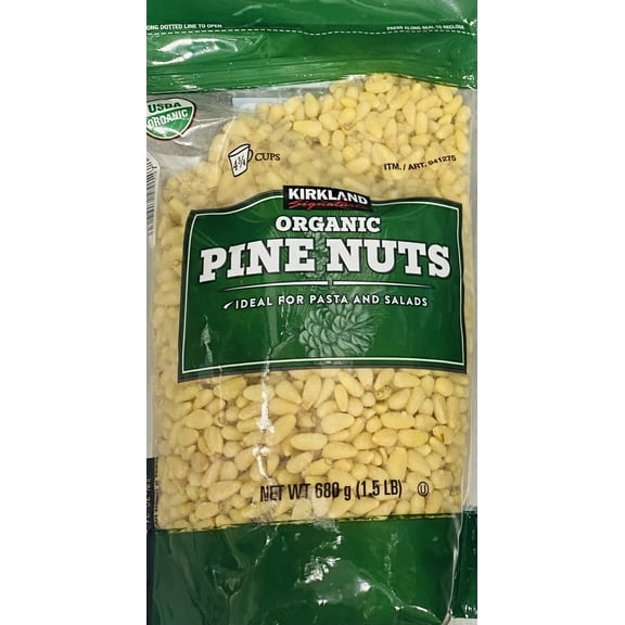 Signature USDA ORGANIC PINE NUTS 24 oz Bag 1.5 Lbs