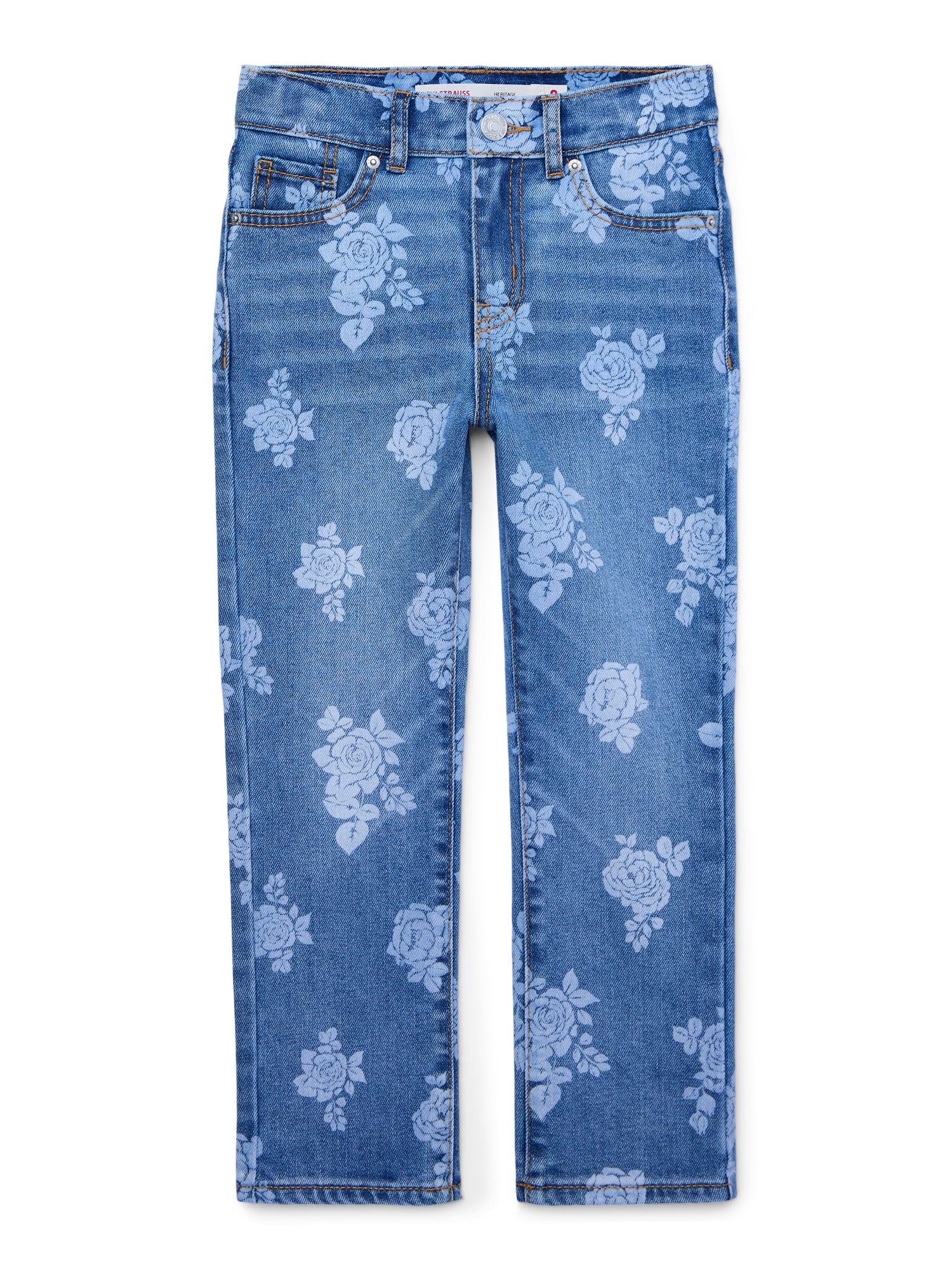 Levi Strauss Signature Girls Straight Jeans, Sizes 5-18
