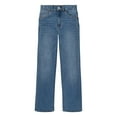 thumbnail image 1 of Levi Strauss Signature Little and Big Girls Wide Leg Jeans, Sizes 5-18, 1 of 5
