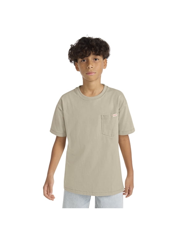 Boys Short Sleeve Pocket Tee, Sizes 4-18