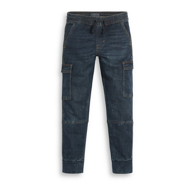 Signature by Levi Strauss & Co. Boys' Cargo Jogger Pants, Sizes 4-18