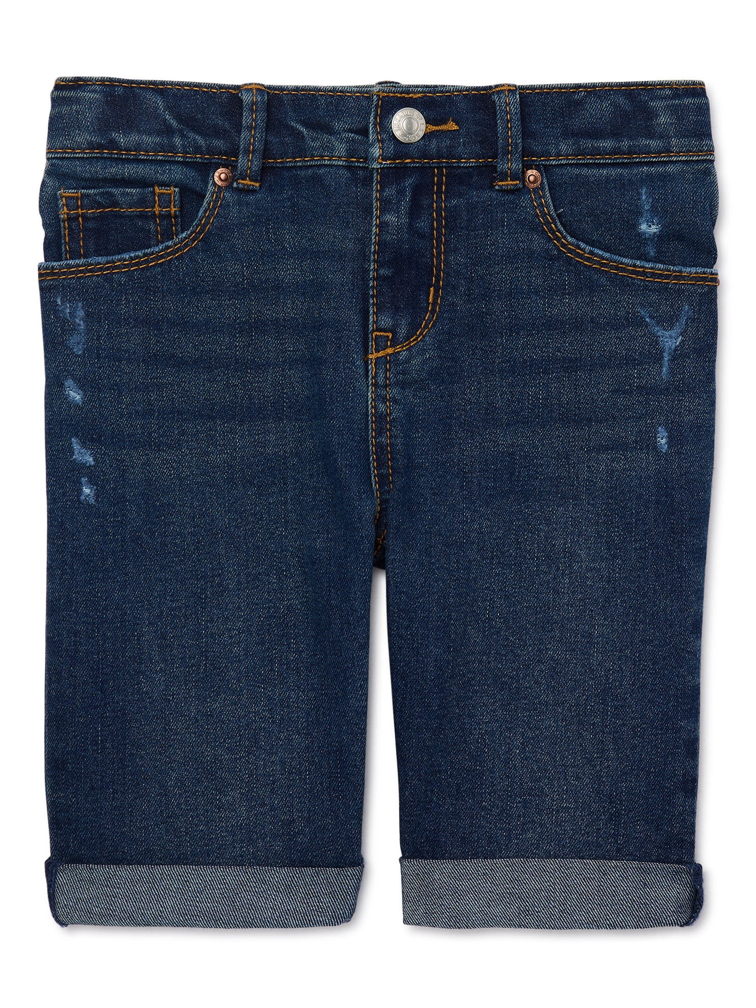 Signature by Levi Strauss Girls Denim Bermuda Shorts, Sizes