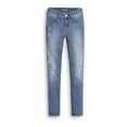 thumbnail image 1 of Signature by Levi Strauss & Co. Girls High Rise Ankle Straight Jeans, Sizes 7-18, 1 of 4