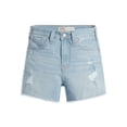 thumbnail image 1 of Signature by Levi Strauss & Co.™ Girls' High-Rise Cut-Off Shorts, Sizes 5-18, 1 of 8