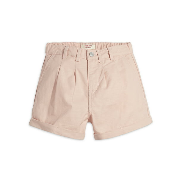 Signature by Levi Strauss & Co.™ Girls' High-Rise Front Pleat Shorts ...