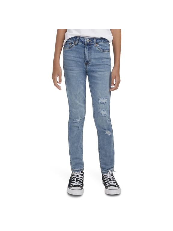 Girls High Rise Super Skinny Jeans, Sizes 5-18