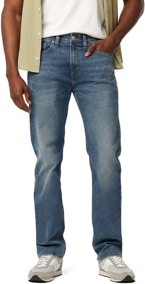 Wrangler Men's Relaxed Fit Flex Jeans - Comfort Stretch Denim With Relaxed Seat & Thigh
