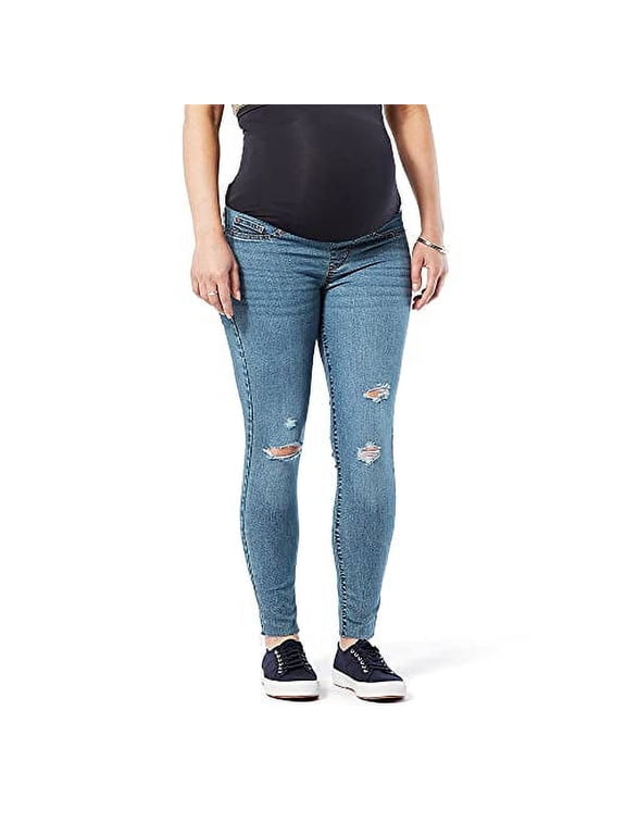 Signature by Levi Strauss & Co. Gold Label Women's Maternity Skinny Jeans, Royal Marina, Medium