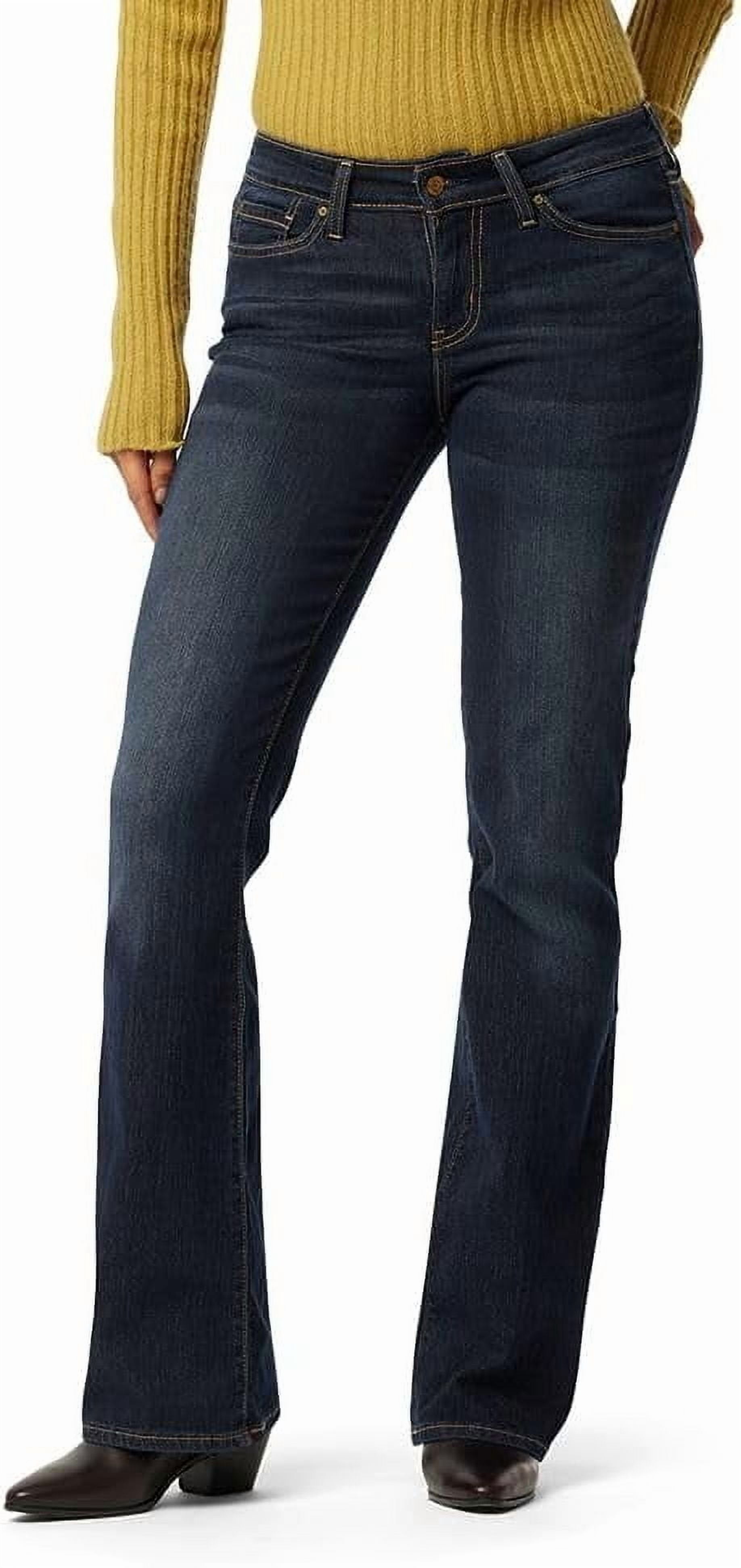 Signature by Levi Strauss & Co. Gold Label Women's Modern Bootcut Jeans (Also Available in Plus) 10 Short Stormy Sky-waterless