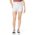 thumbnail image 1 of Signature by Levi Strauss & Co. Juniors' High Rise Cut-Off Shortie Shorts, 1 of 4