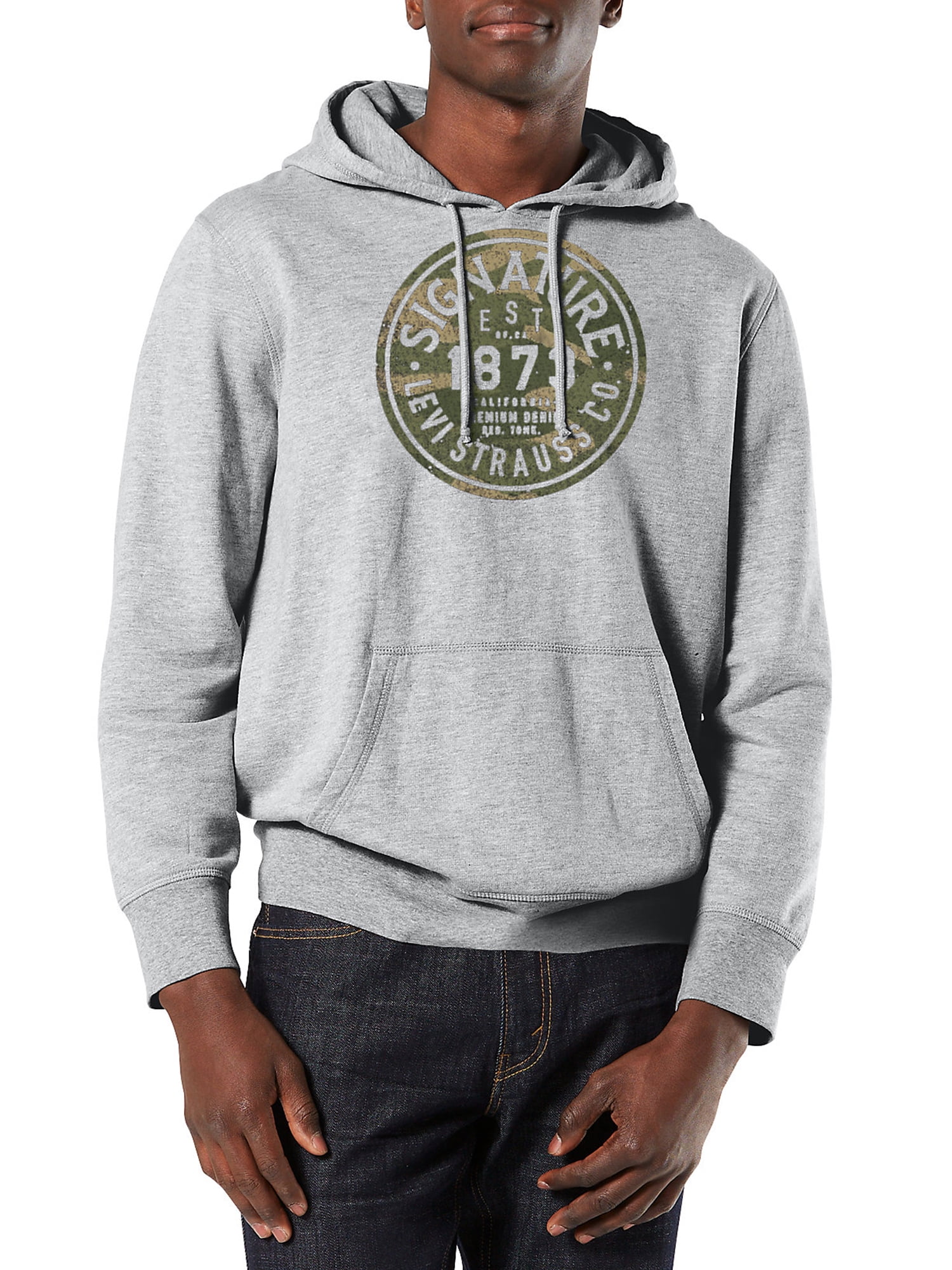 Signature by Levi Strauss & Co. Pullover Hoodie - Walmart.com