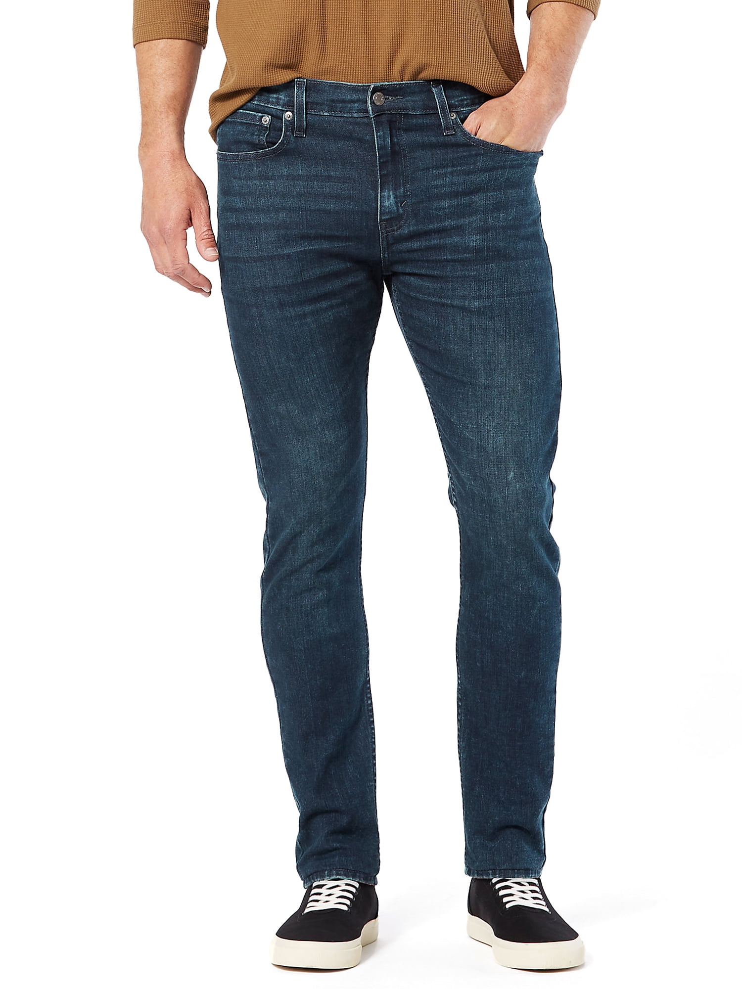 Signature by Levi Strauss & Co. Men's Slim Fit Taper Jeans - Walmart.com