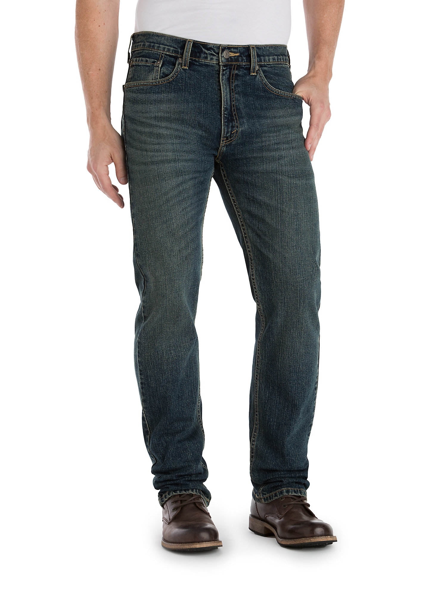 Signature by Levi Strauss & Co. Men's and Big Men's Regular Fit Jeans ...