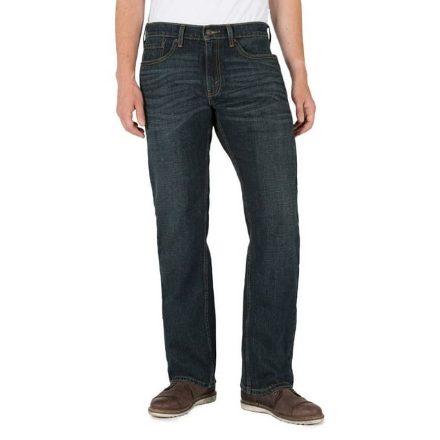 Signature by Levi Strauss & Co. Men's and Big Men's Relaxed Fit Jeans ...