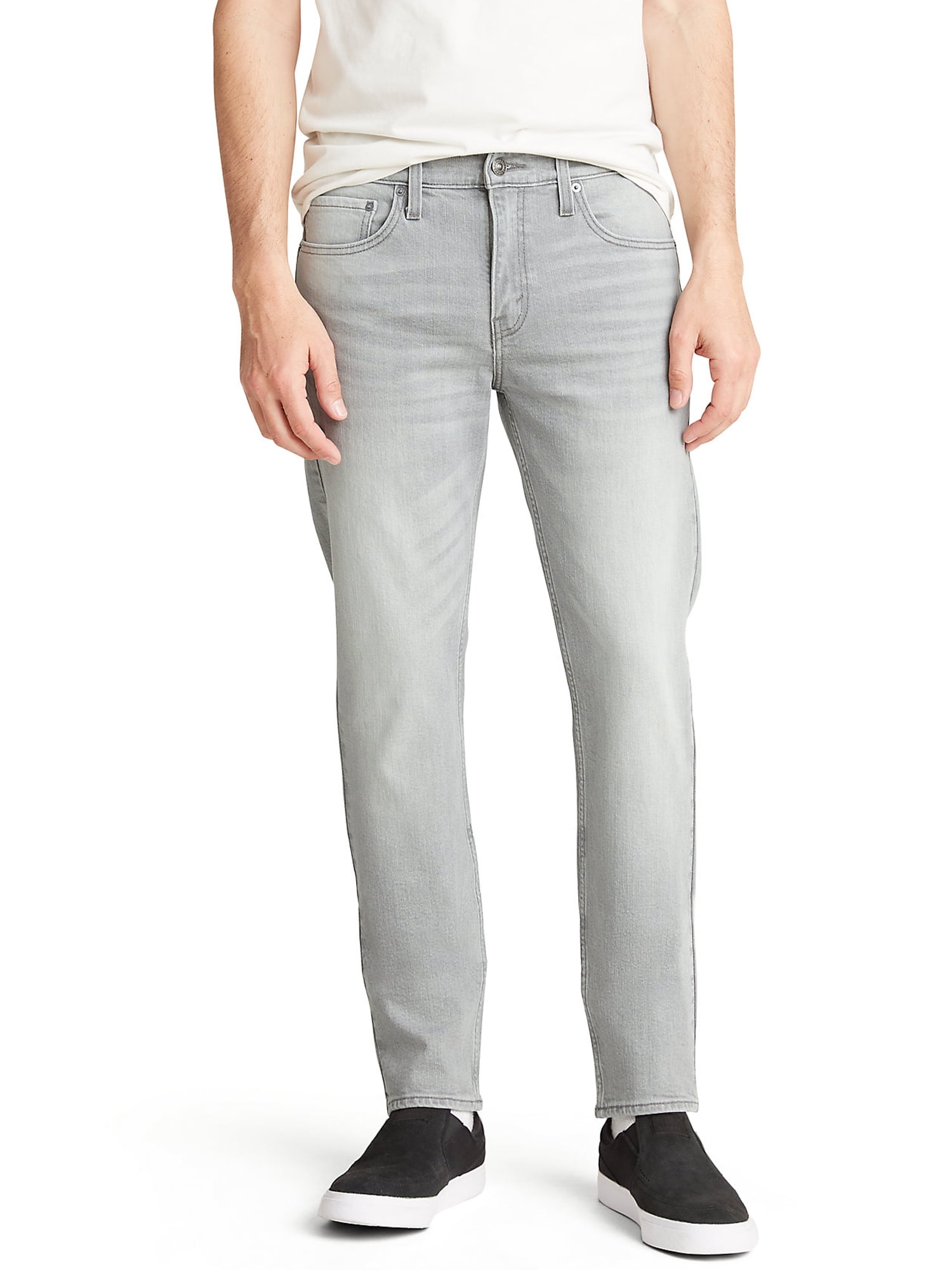 Buy Men Grey Light Slim Fit Jeans Online - 639363 | Louis Philippe