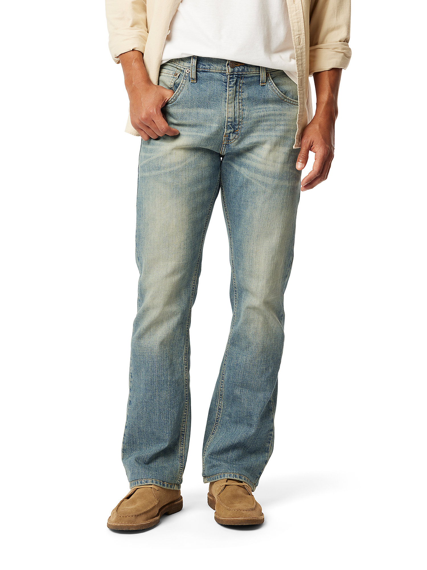 Levi Strauss Signature Men s and Big and Tall Bootcut Jeans Walmart
