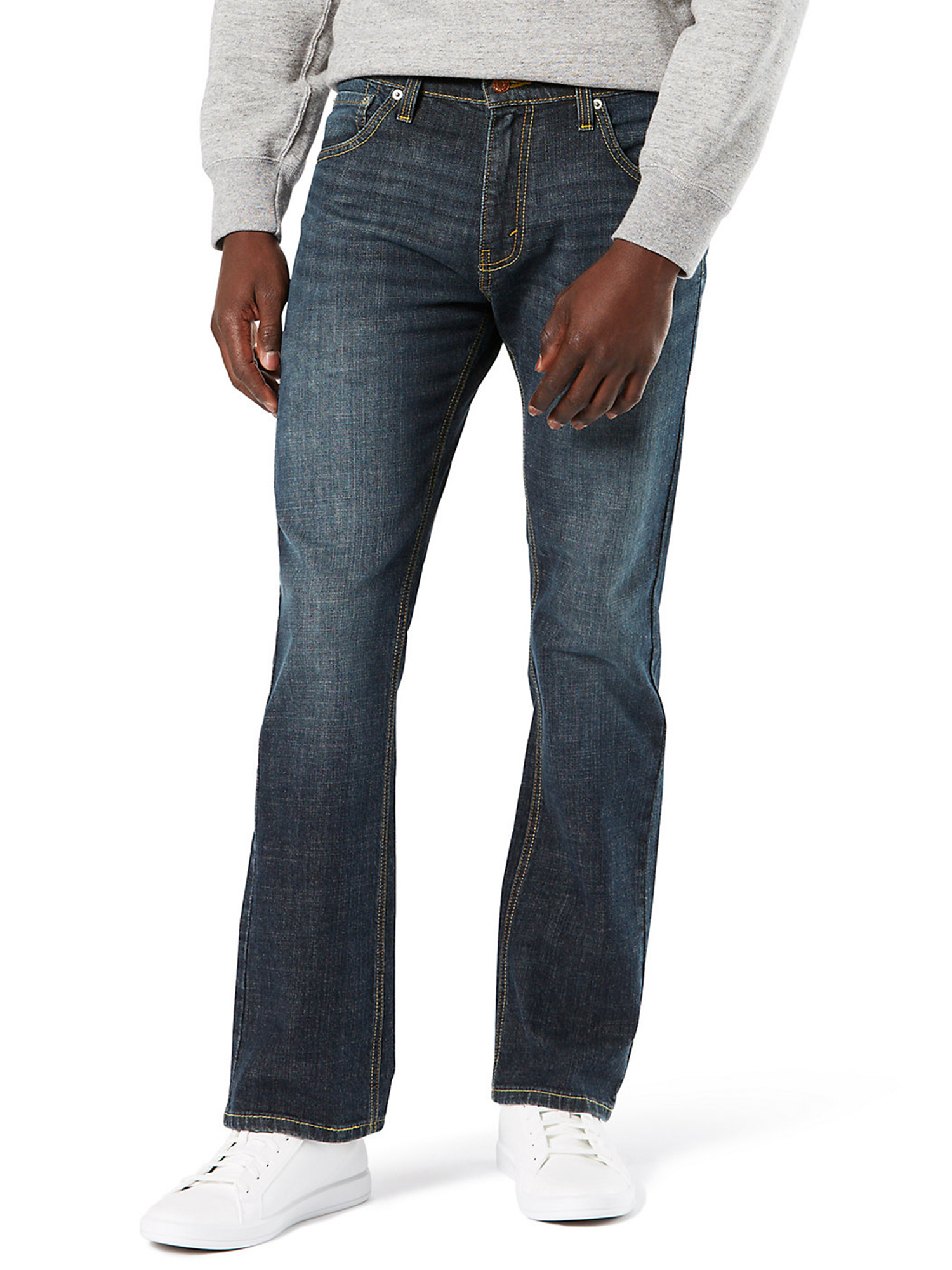 Signature by Levi Strauss & Co. Men's and Big and Tall Bootcut Jeans - image 1 of 10
