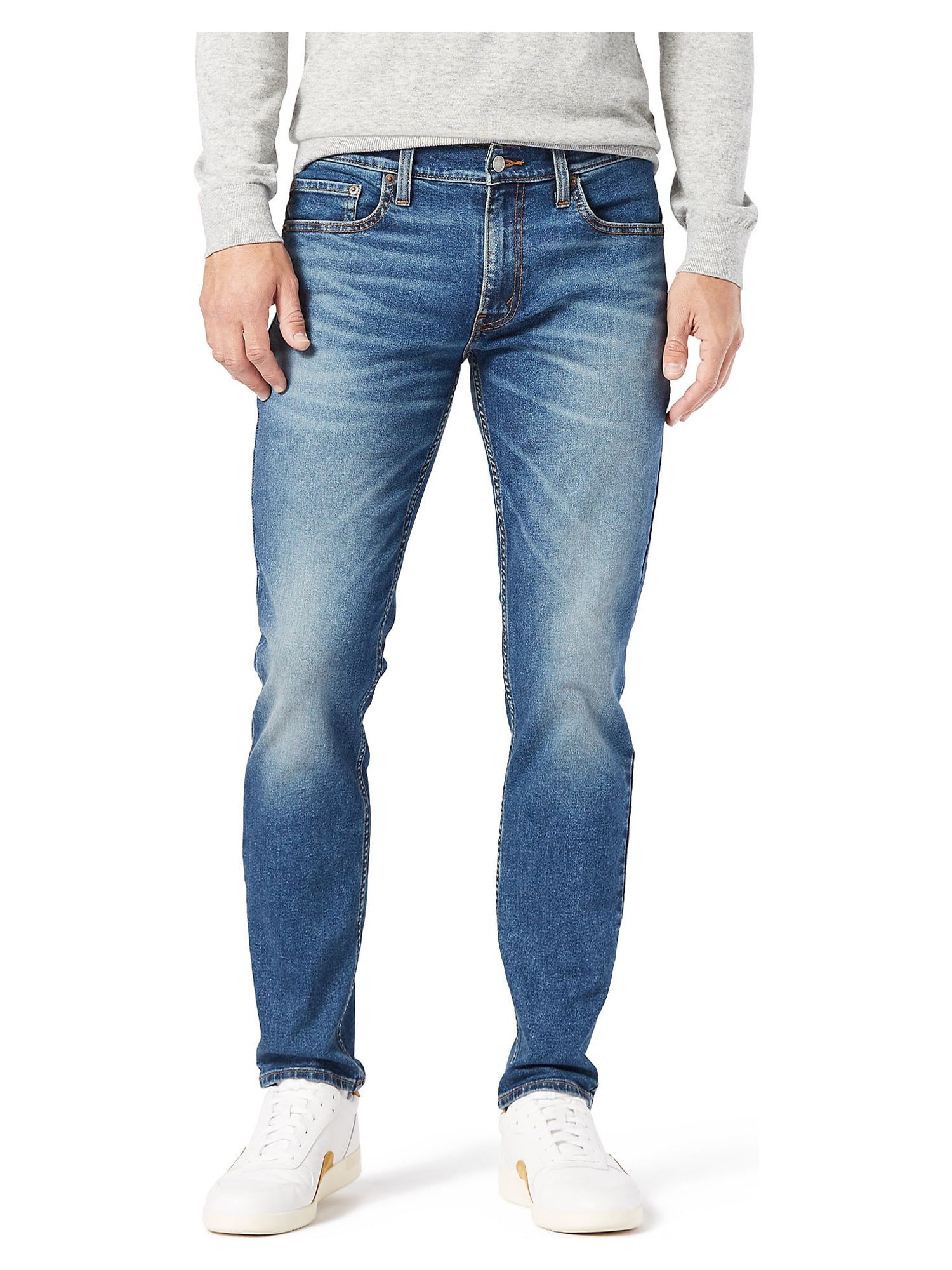 Signature by Levi Strauss & Co. Men’s and Big and Tall Slim Fit Jeans - image 1 of 6