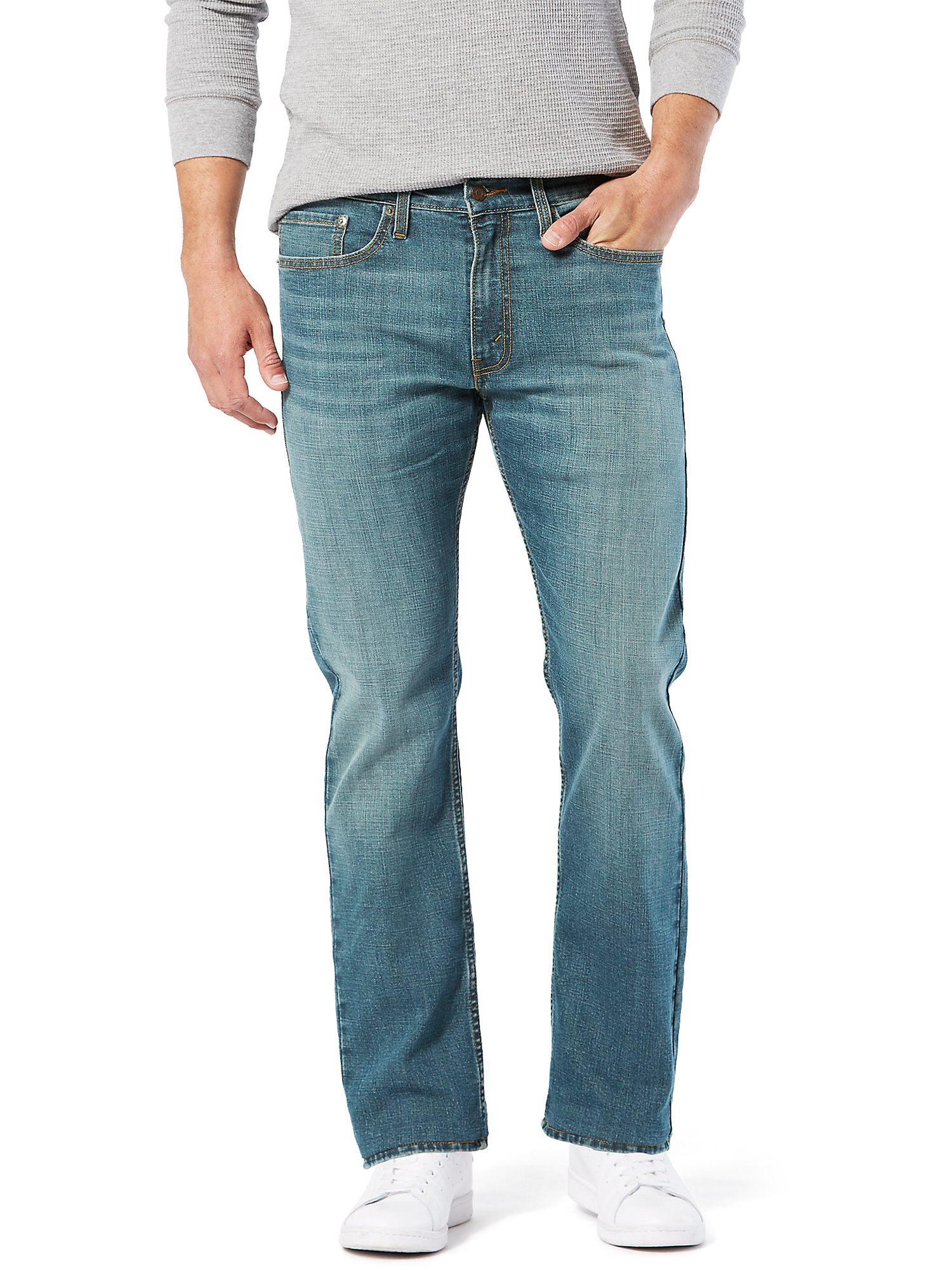 Signature by Levi Strauss & Co. Men's and Big and Tall Straight Fit Jeans - image 1 of 6