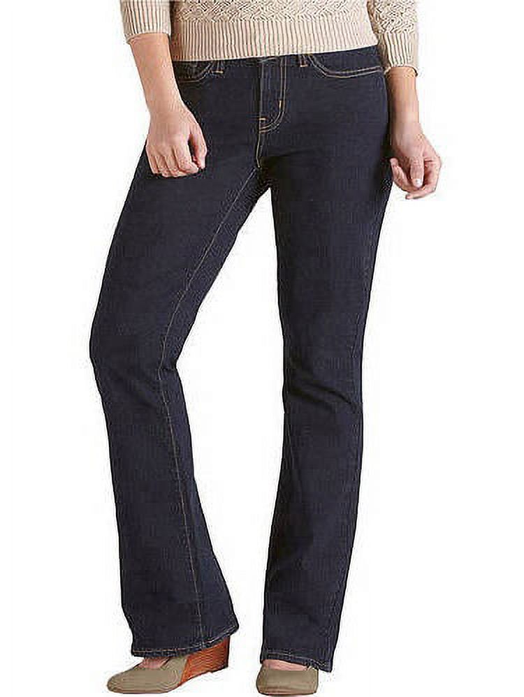 Signature by Levi Strauss & Co. Women's Curvy Bootcut Jeans - image 1 of 3