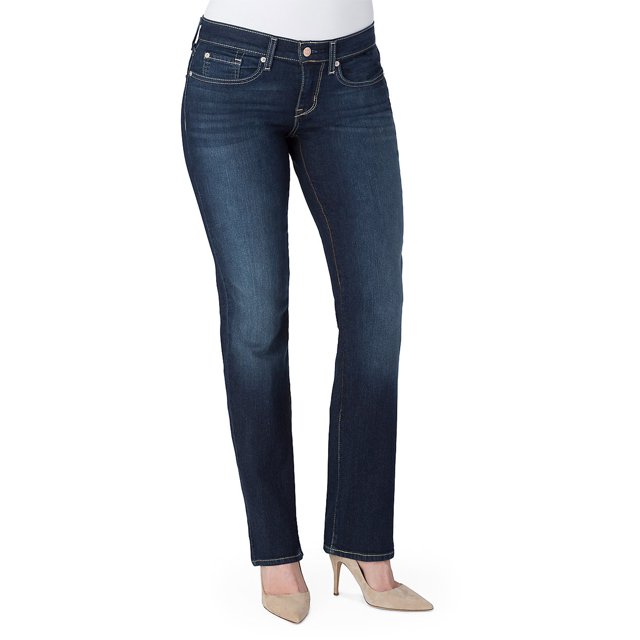 Signature by Levi Strauss & Co. Women's Curvy Straight Jeans - Walmart.com