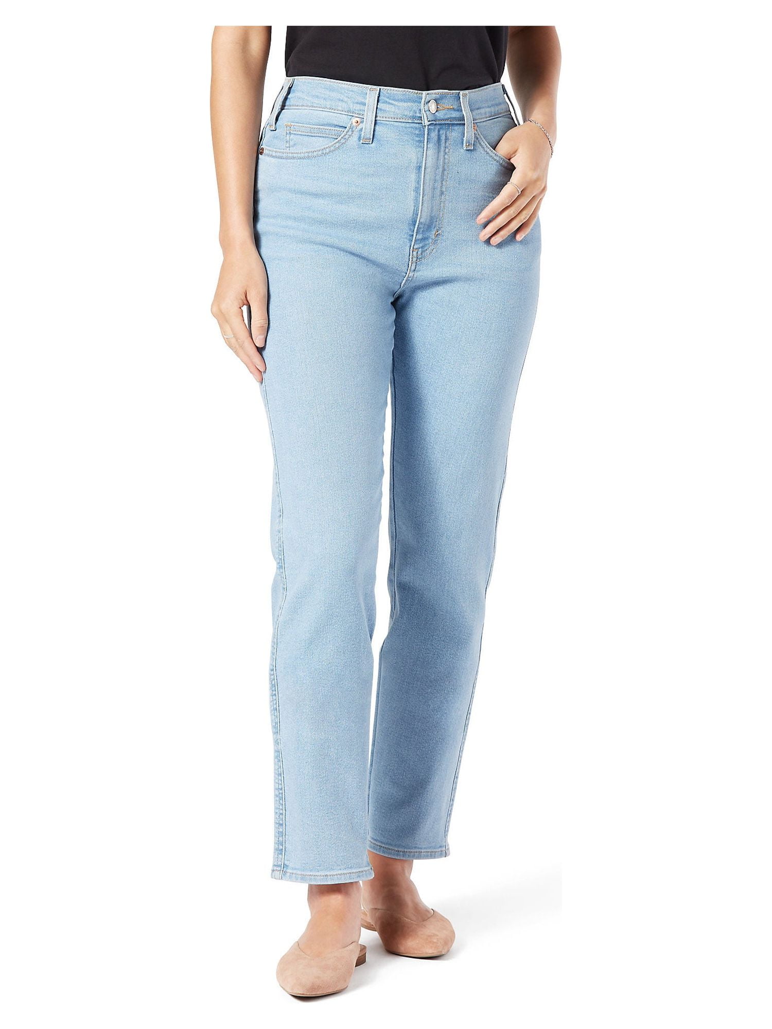 Signature by Levi Strauss & Co.™ Women's Heritage High-Rise Straight ...