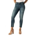 thumbnail image 1 of Signature by Levi Strauss & Co. Women's High Rise Ankle Skinny Cut off Jeans, 1 of 11
