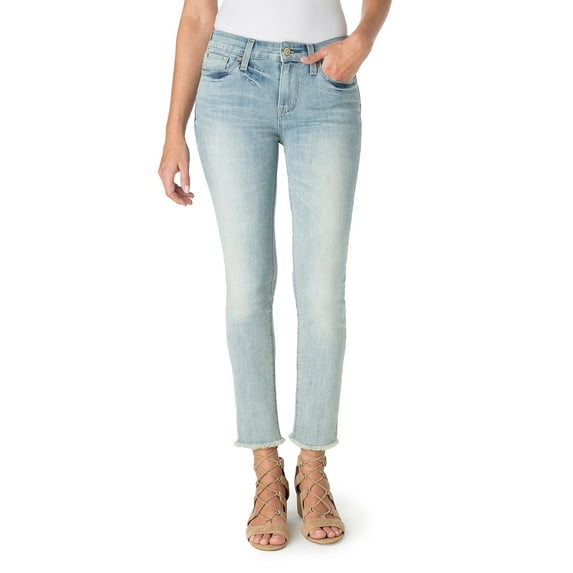 Signature by Levi Strauss & Co. Women's High Rise Ankle Straight Jean