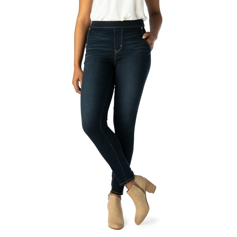Signature by Levi Strauss Co. Women s High Rise Pull On Jeggings Walmart