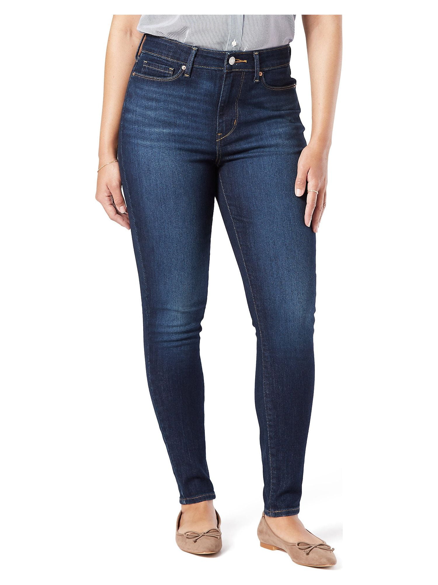 Signature by Levi Strauss & Co. Women's High Rise Skinny Jeans ...