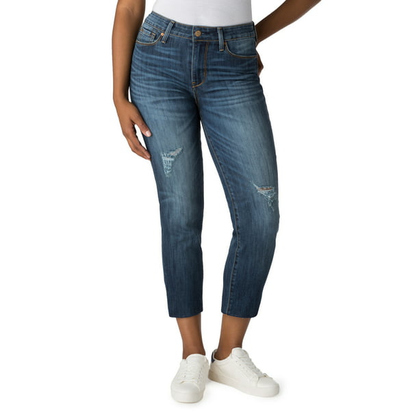 Signature by Levi Strauss & Co. Women's High Rise Slim Cropped Jeans ...
