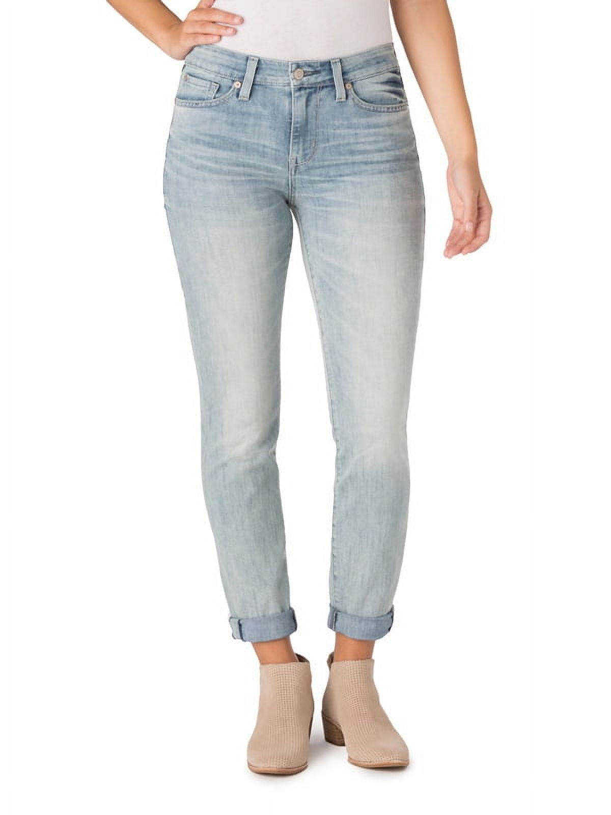Signature by Levi Strauss & Co. Women's Mid Rise Slim Cuffed Jeans