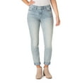 thumbnail image 1 of Signature by Levi Strauss & Co. Women's Mid Rise Slim Cuffed Jeans, 1 of 5