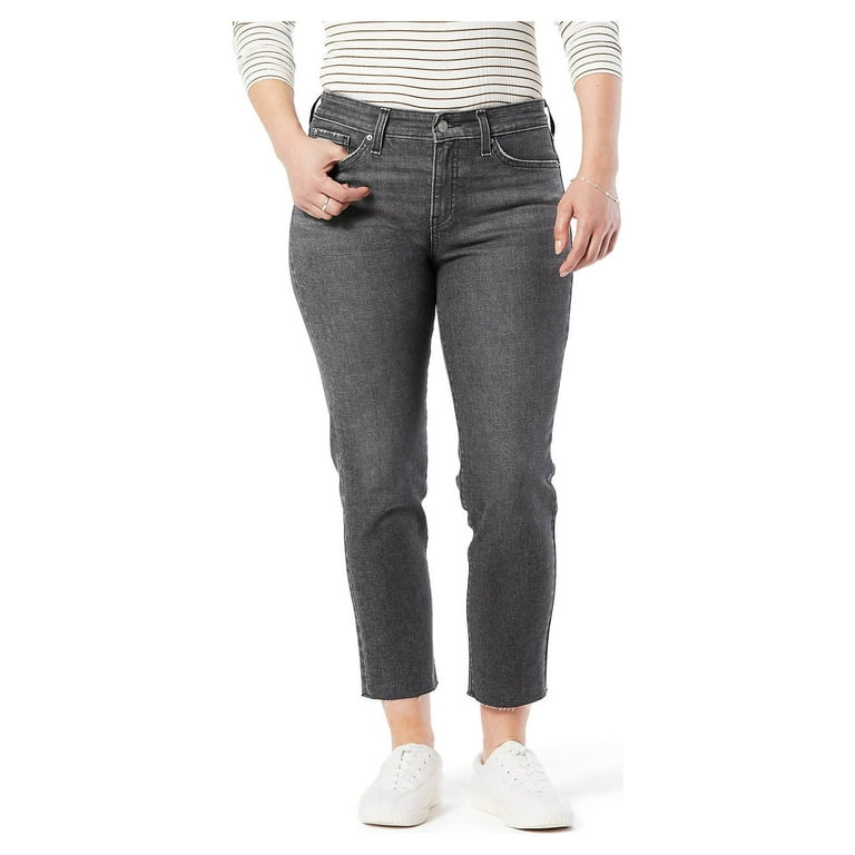 Signature by Levi Strauss & Co. Women's Plus Size Heritage Mid Rise Slim  Fit Boyfriend Jeans 