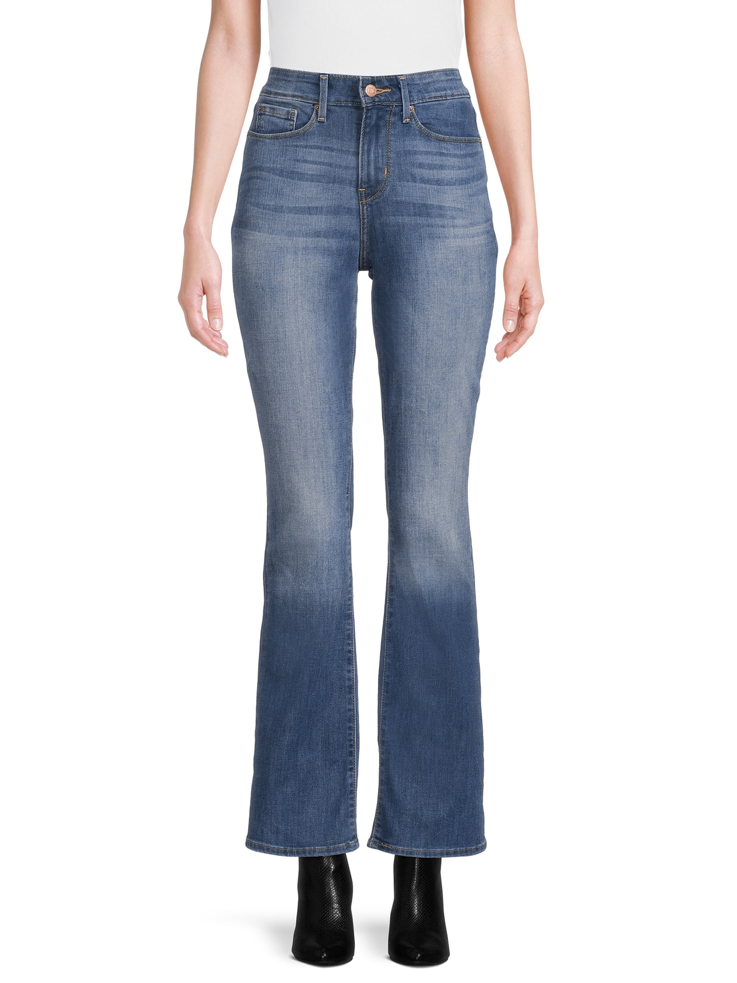 Signature by Levi Strauss & Co. Women's Modern Bootcut Jeans - Walmart.com