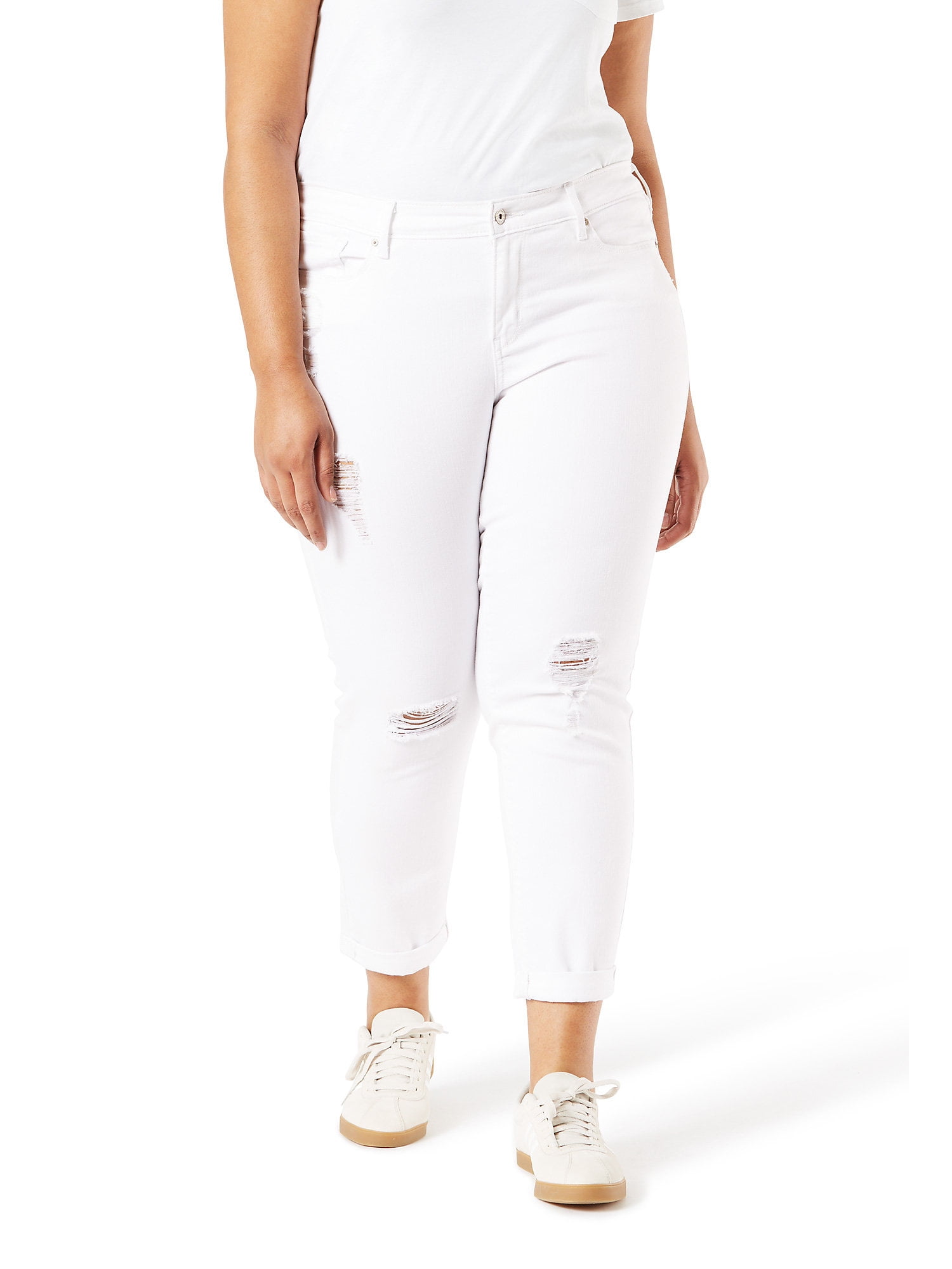 Levi's modern slim cuffed jeans deals