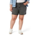 thumbnail image 1 of Levi Strauss Signature Women's Plus Size Heritage 5-Inch Fray Hem Shorts, 1 of 5