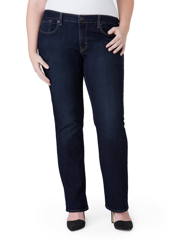 Signature by Levi Strauss & Co. Women's Plus Size Mid Rise Modern ...